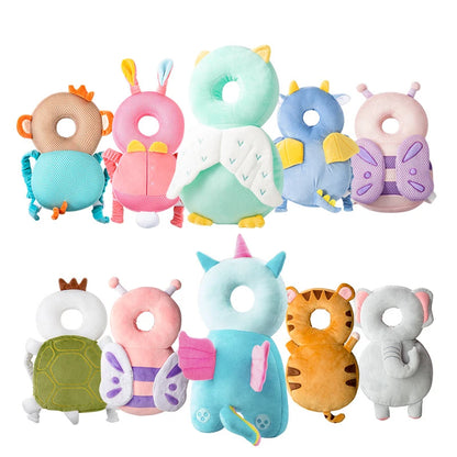 Baby Head Pillow Backpack Baby Walk Anti-Fall Head Pillow Baby Toddler Head Protection Pad Breathable Anti-Collision Artifact
