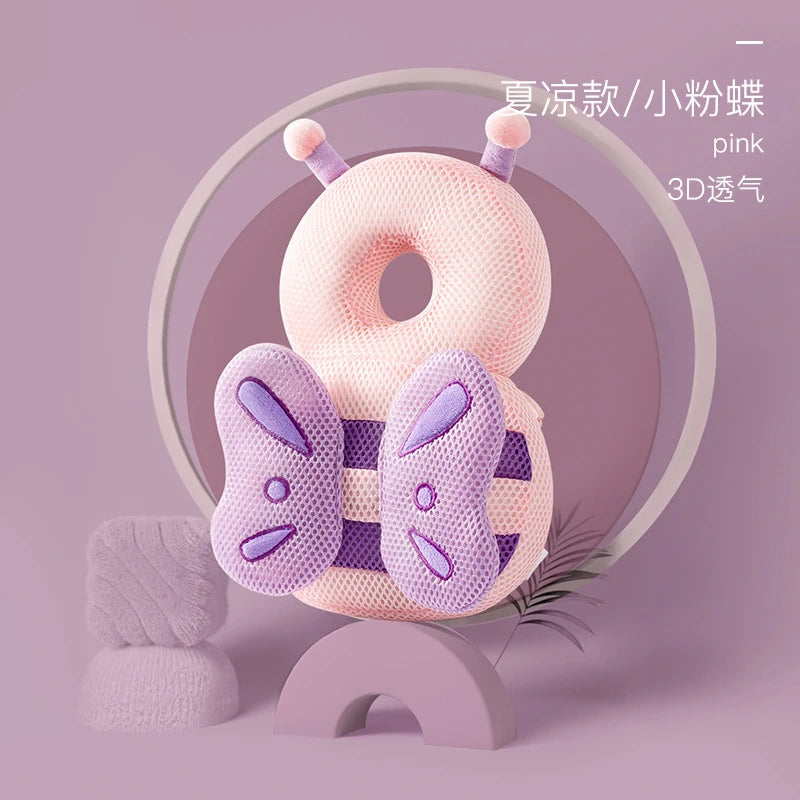 Baby Head Pillow Backpack Baby Walk Anti-Fall Head Pillow Baby Toddler Head Protection Pad Breathable Anti-Collision Artifact