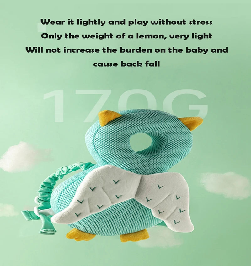 Baby Head Pillow Backpack Baby Walk Anti-Fall Head Pillow Baby Toddler Head Protection Pad Breathable Anti-Collision Artifact